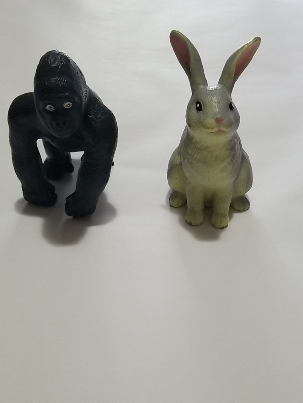 Learning Resources Hard Rubber Gorilla And Rabbit Toys